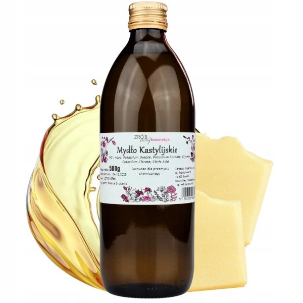 Mydło Kastylijskie DIY 500g - Pielęgnacja Naturalna