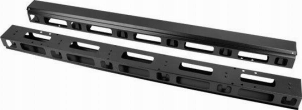 Lanberg Organizer Kabli Pionowy 22U czarny 2 sztuki