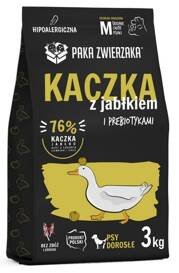 Paka Zwierzaka Sucha Karma dla Psa Kaczka z Jabłkiem 3kg