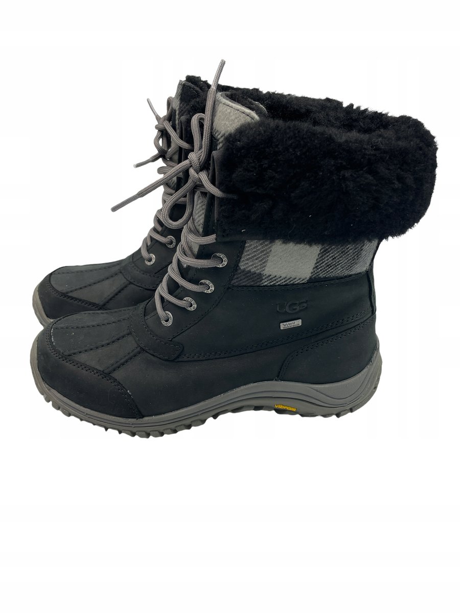 Kozaki damskie trapery futerko czarne UGG 39,5