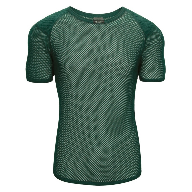 Męska koszulka Brynje of Norway Super Thermo T-shirt w/inlay Rozmiar: M / Kolor: zielony