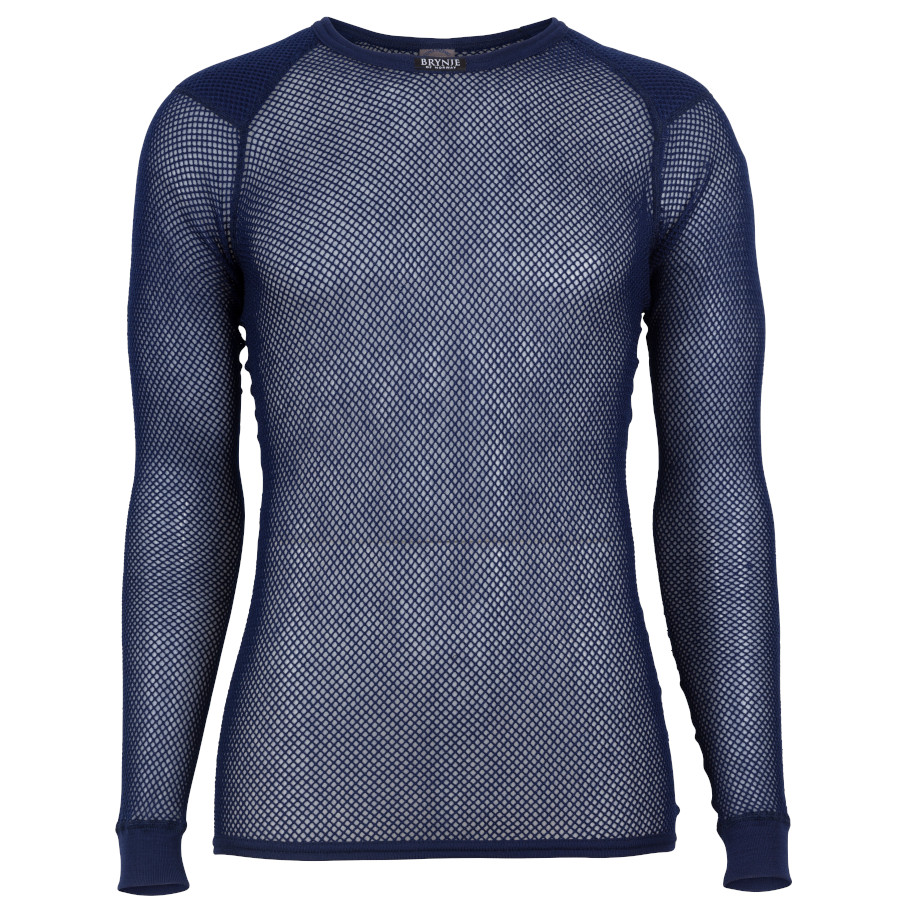 Męska koszulka Brynje of Norway Super Thermo Shirt w/inlay Rozmiar: M / Kolor: ciemnoniebieski