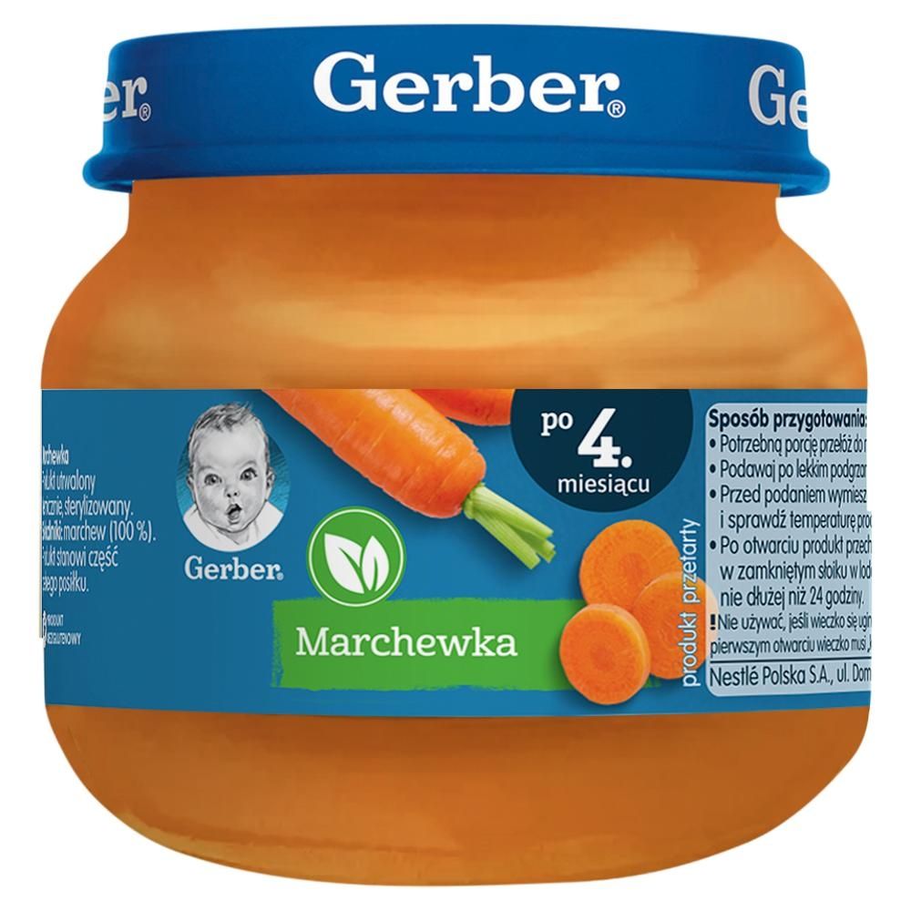 Gerber Marchewka po 4. miesiącu 80 g