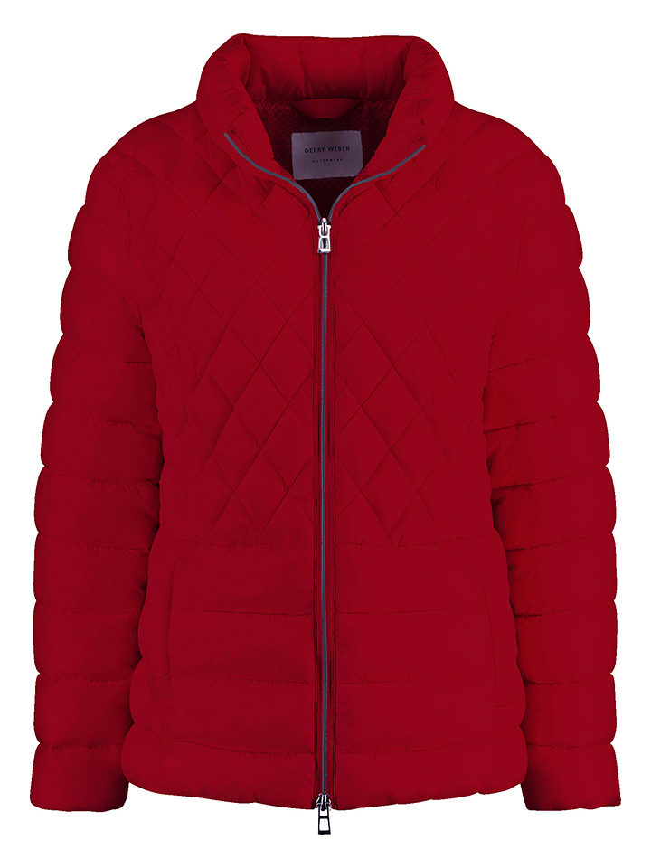 EDITION Kurtka pikowana w kolorze czerwonym