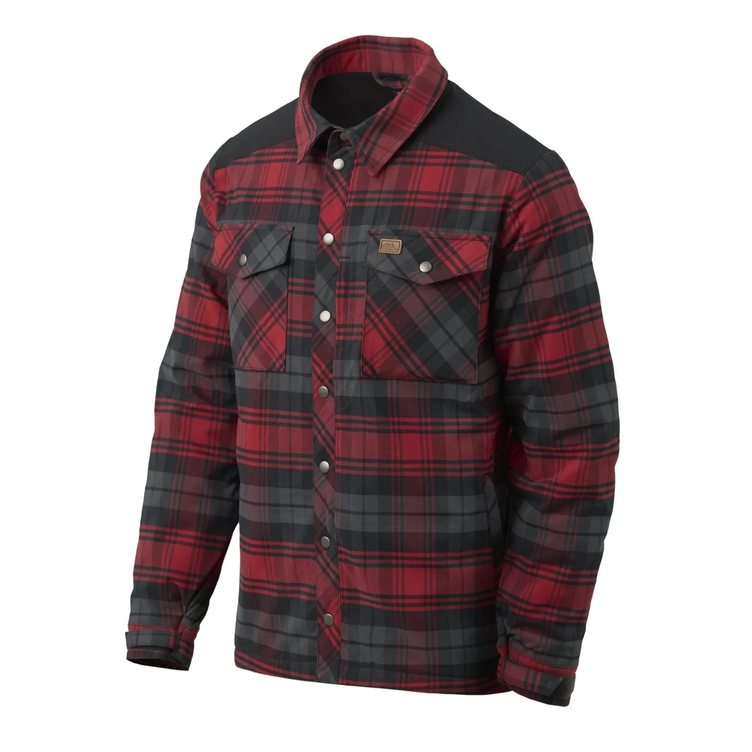 Koszula Ocieplana Helikon-Tex Winter Warden - Slate Crimson Plaid