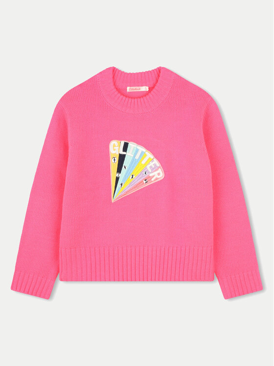 Billieblush Sweter U20462 Różowy Regular Fit