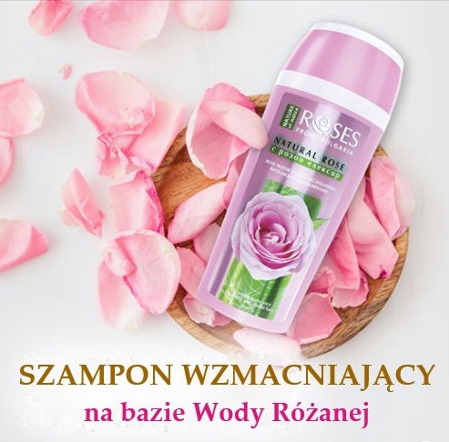 Różany szampon wzmacniający do włosów 250ML Roses