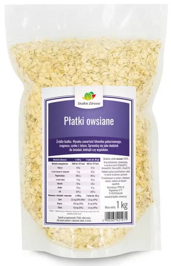 Płatki owsiane Słodkie Zdrowie 1 kg