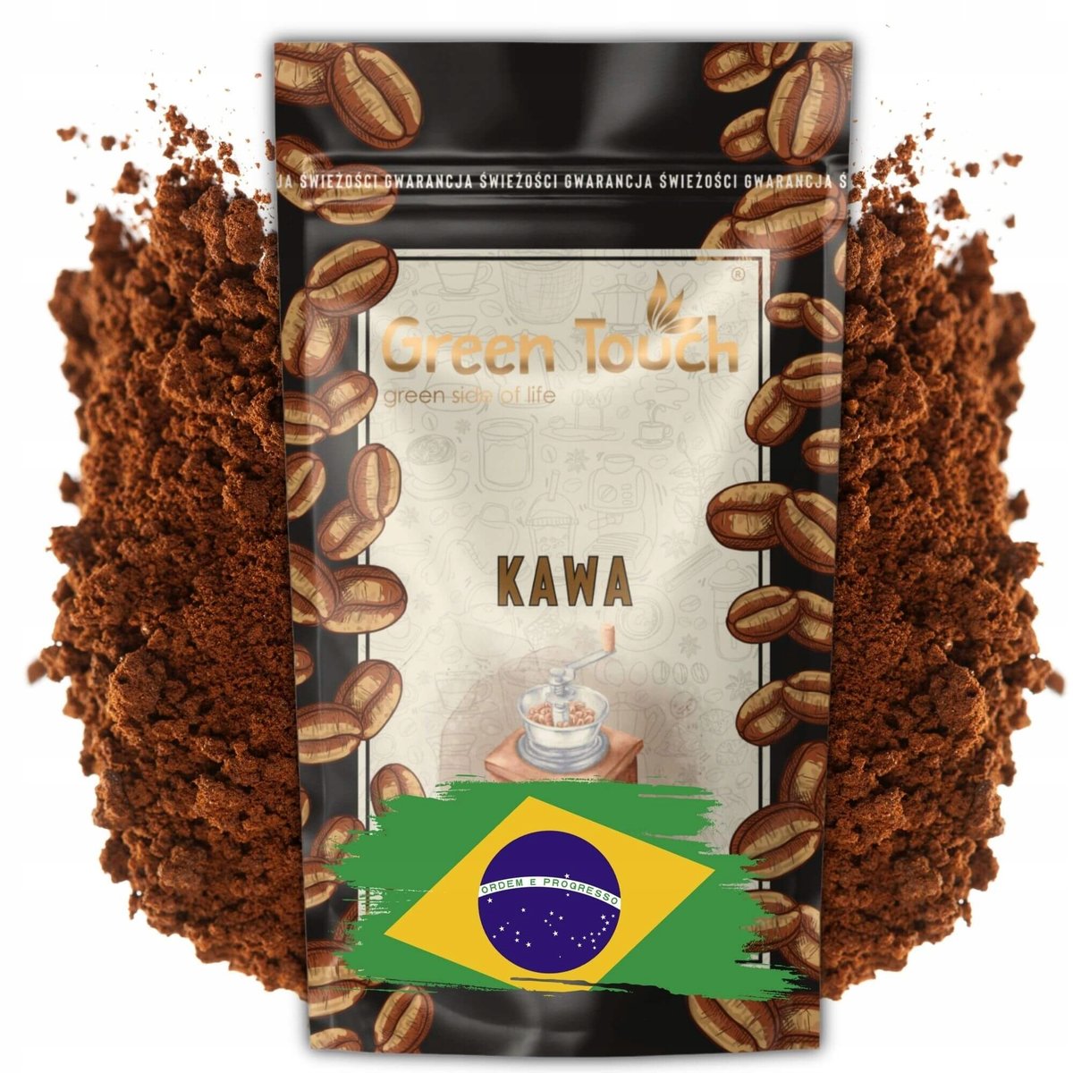 Kawa Mielona Brazylia Yellow Bourbon 100% Arabica 200 G Green Touch