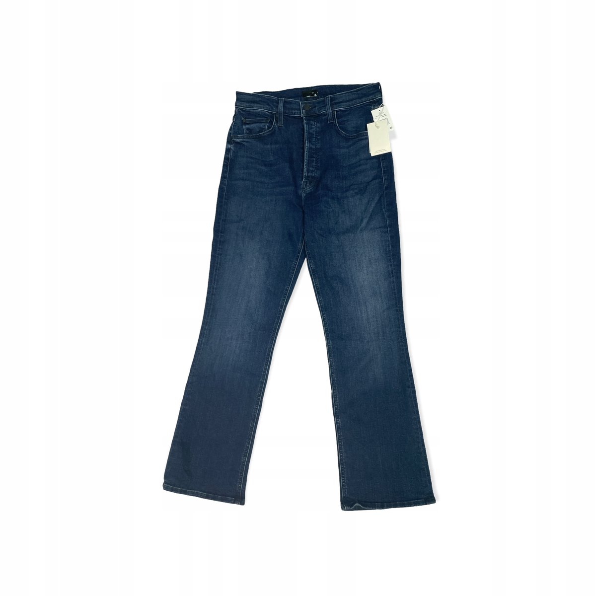 Jeansowe granatowe spodnie damskie MOTHER 30