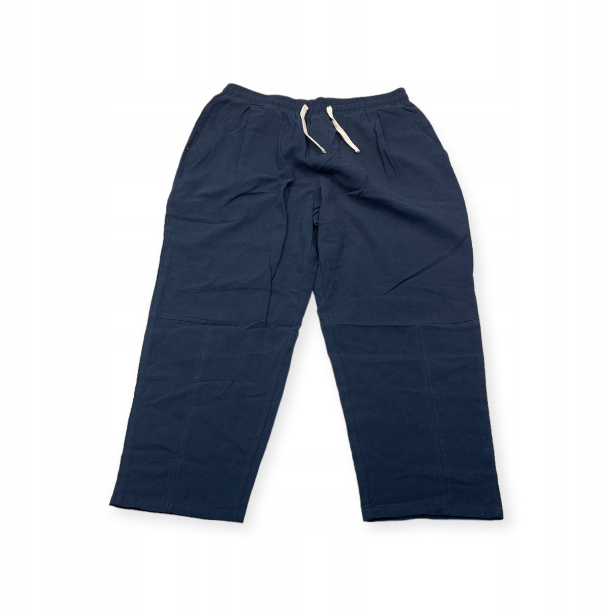 Materiałowe spodnie damskie L