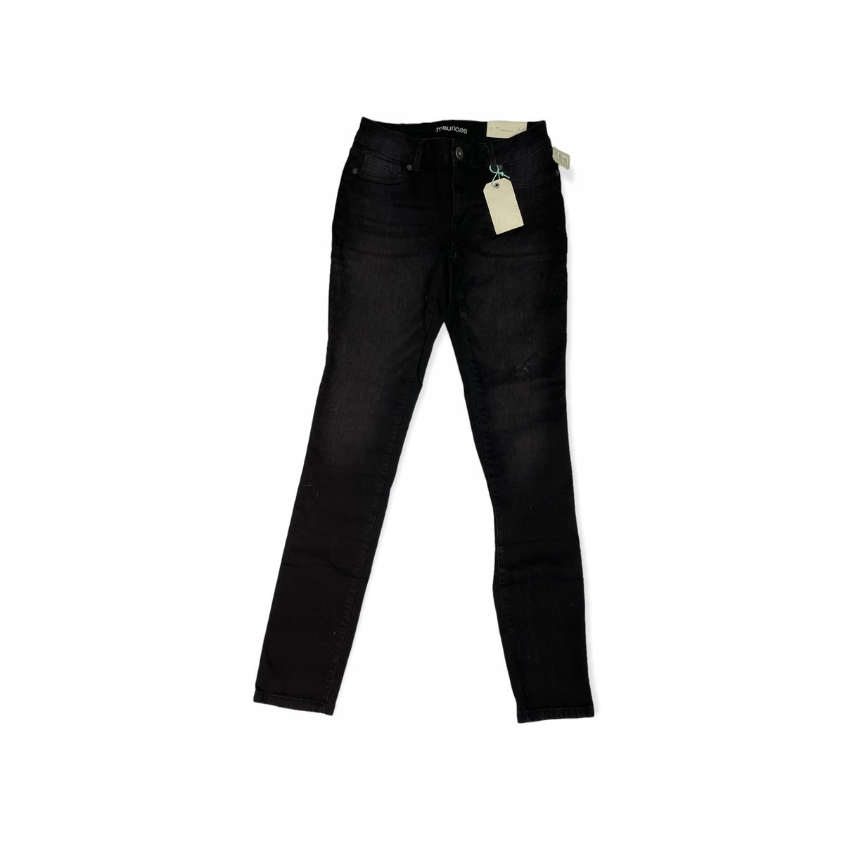 Jeansowe spodnie damskie czarne MAURICES S