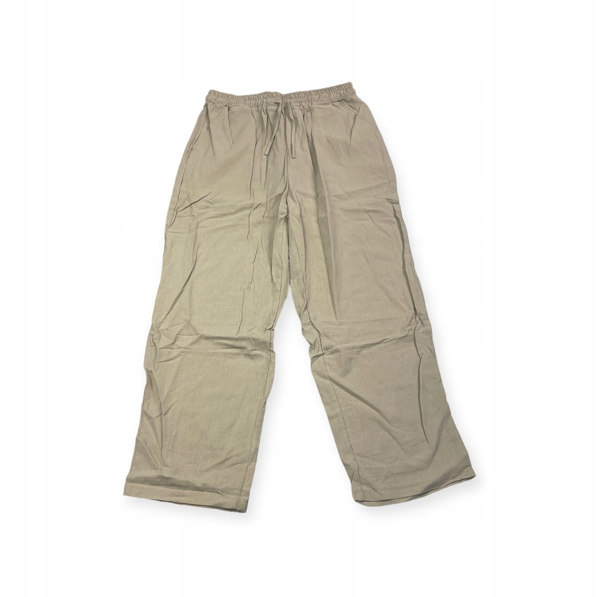 Materiałowe spodnie damskie L