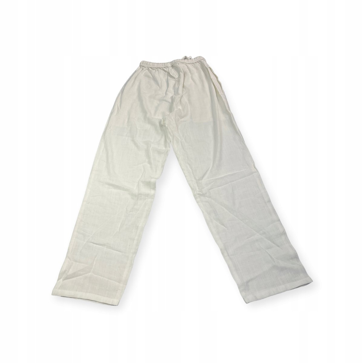 Materiałowe spodnie damskie BEZ MARKI S