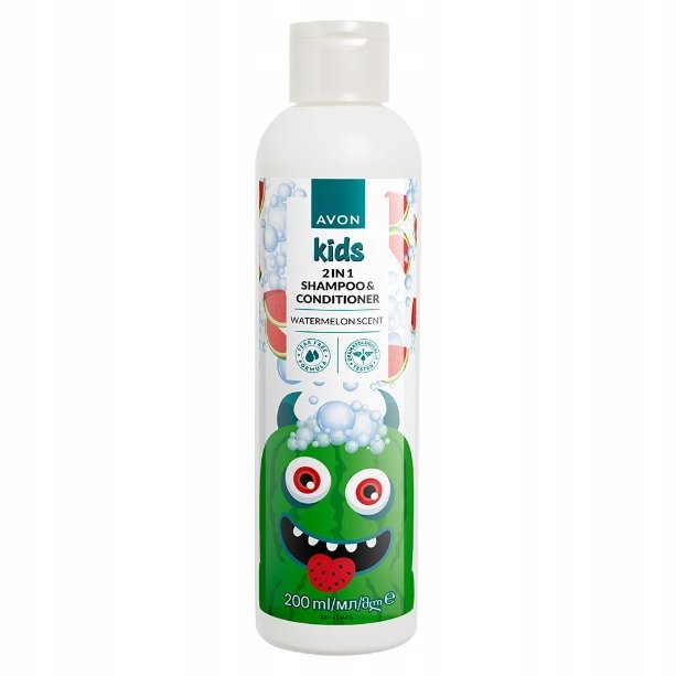 Avon Kids 2w1 Watermelon Scent szampon i odżywka dla dzieci - arbuz - 200ml