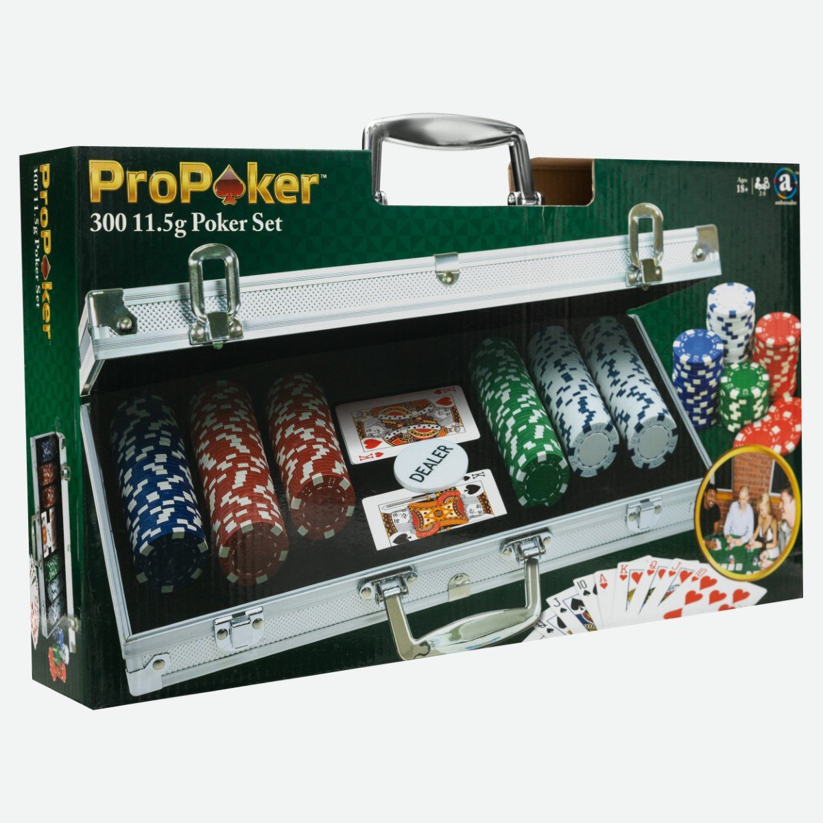 ProPoker 300 żetonów, zestaw walizka