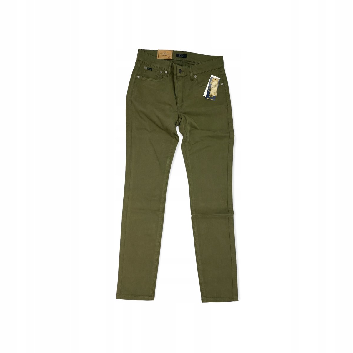 Jeansowe spodnie damskie khaki RALPH LAUREN 29