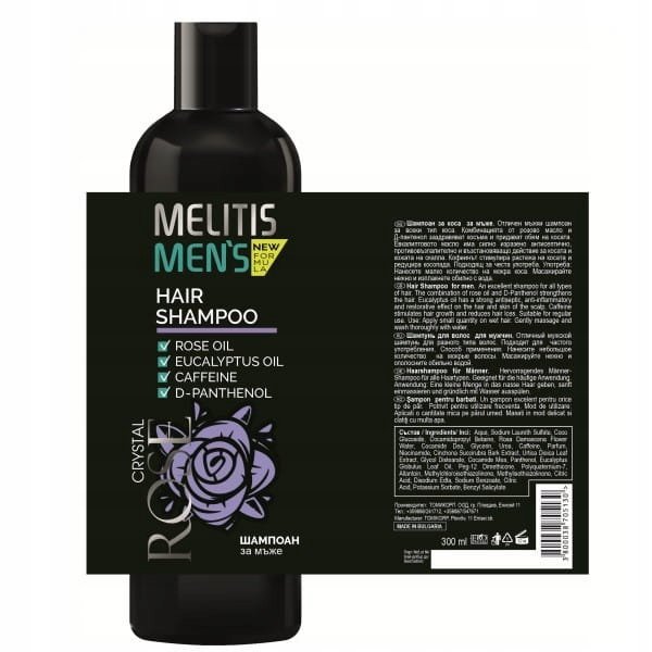 Szampon do włosów męski Crystal Rose 300ML