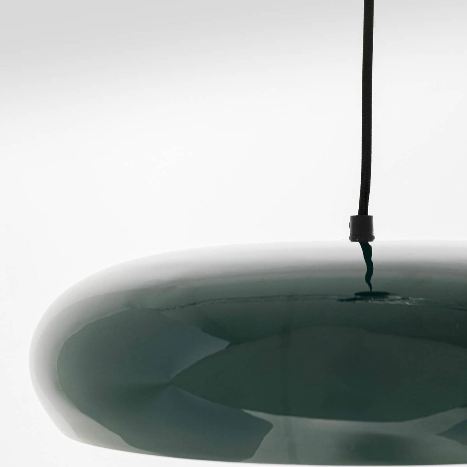 Lampa wisząca KARE Lia, niebieski, stal emaliowana, 38 cm