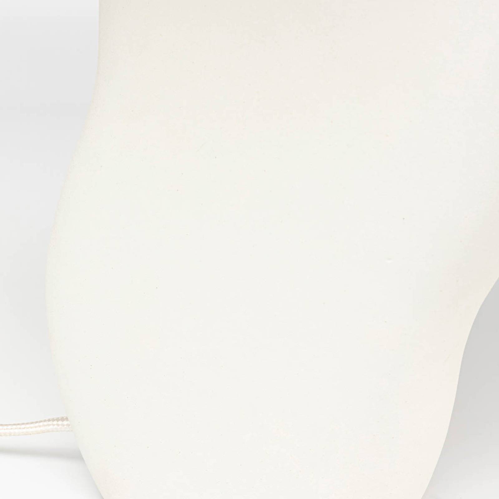 Lampa stołowa KARE Nube, biała, stal emaliowana, wysokość 27 cm