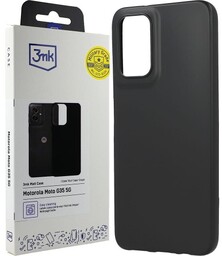 3mk Etui Matt Case do Motorola Moto G35 5G, czarne matowe