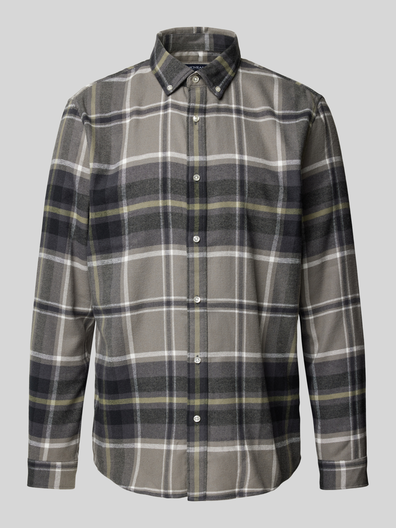 Koszula casualowa o kroju tailored fit z kołnierzykiem typu button down model ‘LIAN’