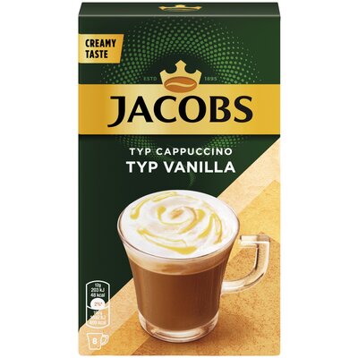 Jacobs Cappuccino Vanilla Kawa rozpuszczalna 12gx8