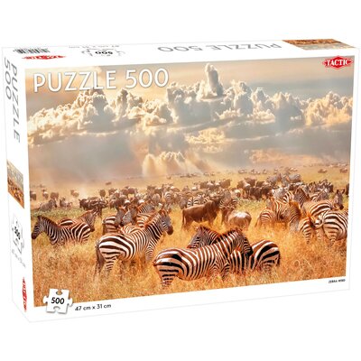 Tactic Puzzle Zebra Herd 500 elementów