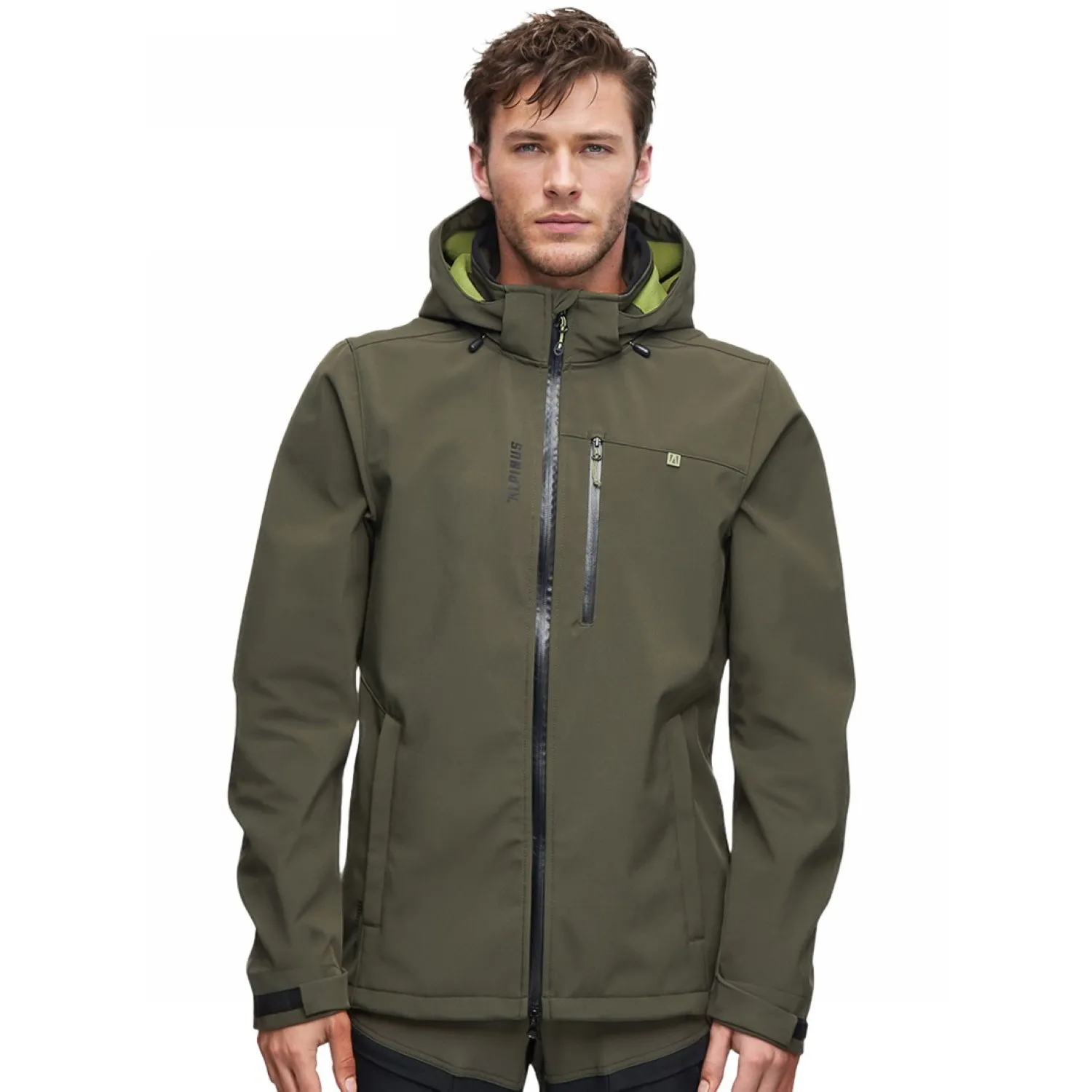 Kurtka Męska Softshell Alpinus Roignais - Oliwkowa XL