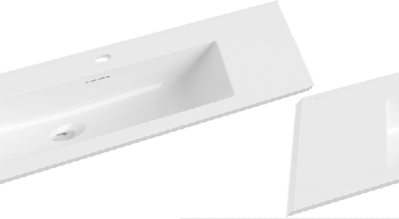 Mexen Otis umywalka wpuszczana w blat 81 x 46,5 cm, biała połysk - 25188000