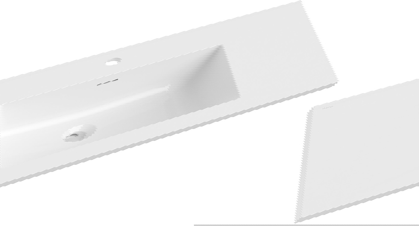 Mexen Otis umywalka wpuszczana w blat 91 x 46,5 cm, biała połysk - 25189000