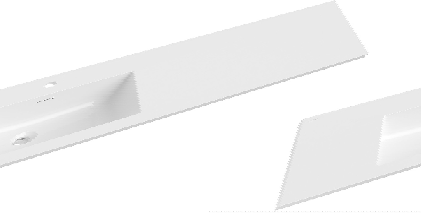 Mexen Otis umywalka wpuszczana w blat lewa 141 x 46,5 cm, biała połysk - 25181400L