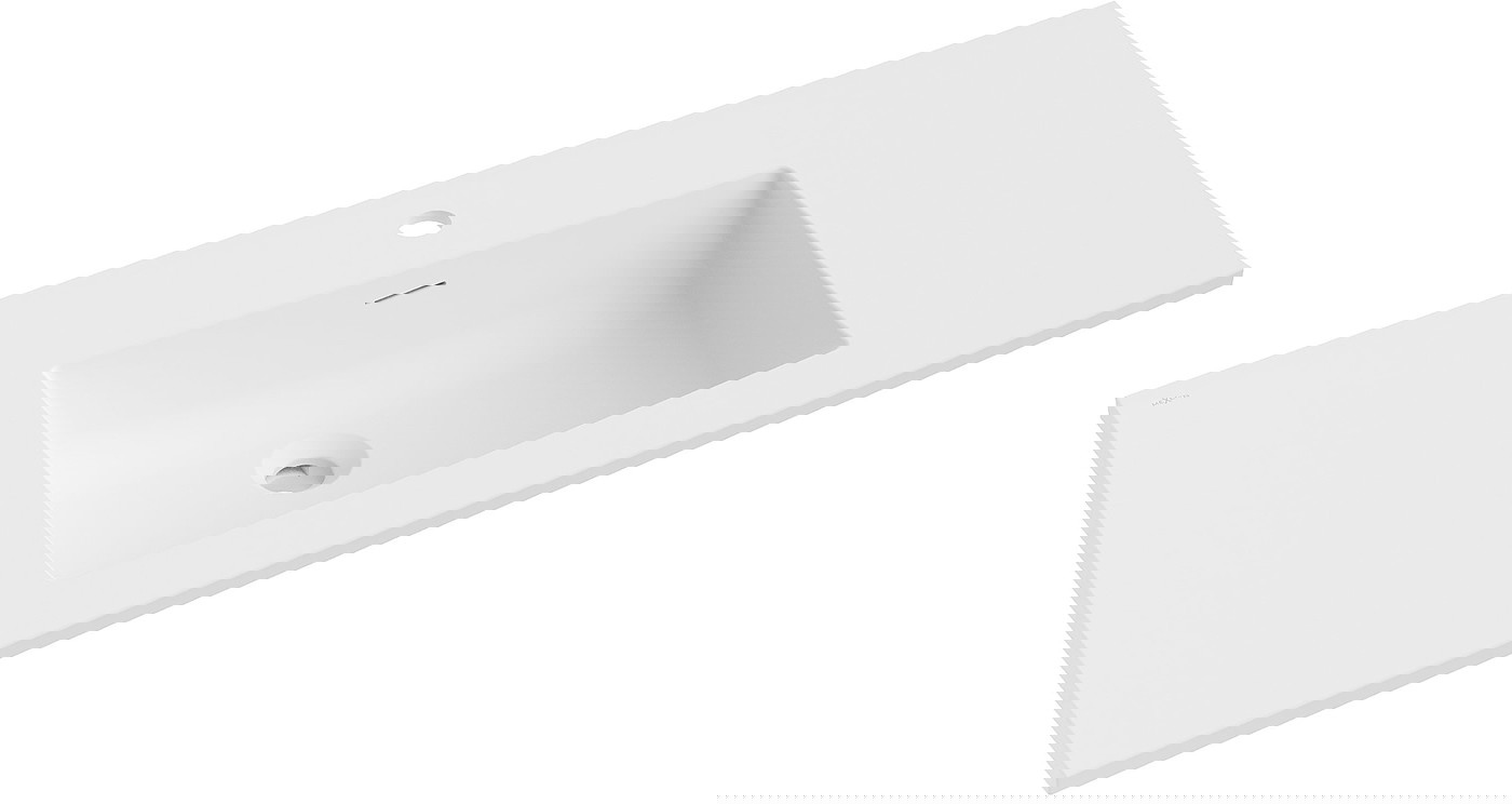 Mexen Otis umywalka wpuszczana w blat 101 x 46,5 cm, biała mat - 25181000