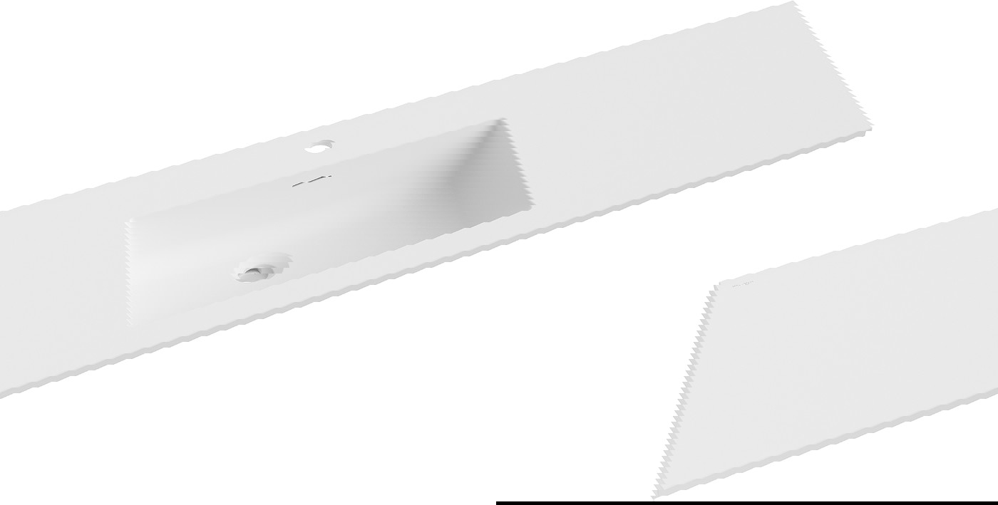 Mexen Otis umywalka wpuszczana w blat 141 x 46,5 cm, biała mat - 25181401
