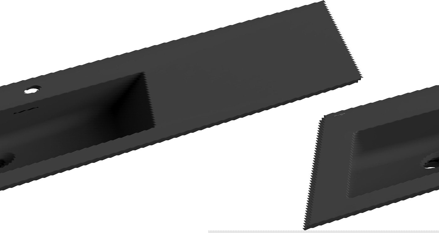 Mexen Otis umywalka wpuszczana w blat lewa 101 x 46,5 cm, czarna mat - 25181071L