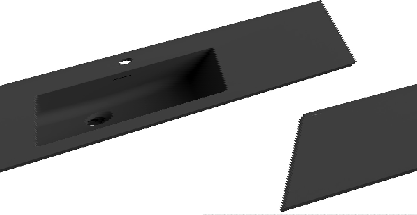 Mexen Otis umywalka wpuszczana w blat 121 x 46,5 cm, czarna mat - 25181271