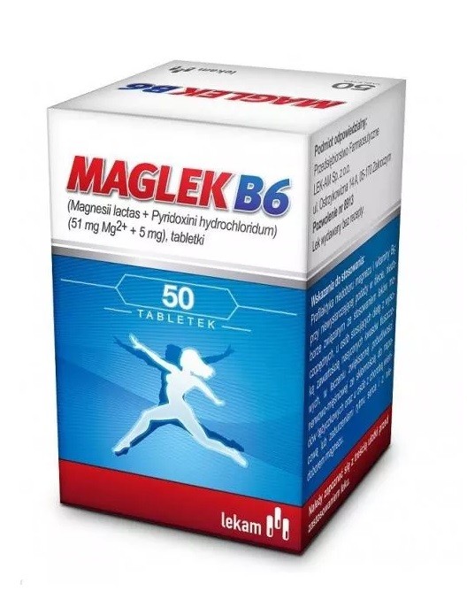 Maglek B6, 50 tabletek