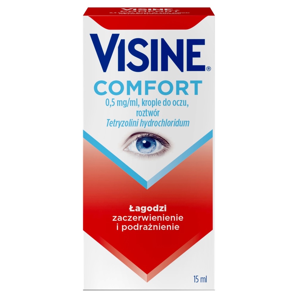 MCNEIL HEALTHCARE (IRELAND) LTD. Visine Comfort 0,5 mg/ml krople do oczu 15 ml 3803041