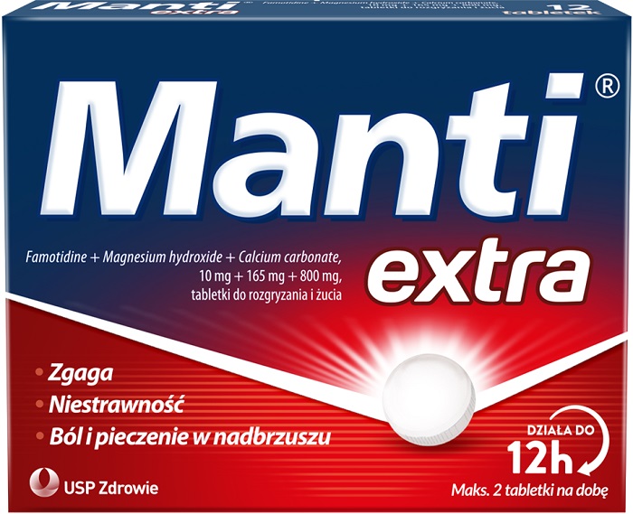 US Pharmacia Sp z o.o Manti Extra 12 tabletek
