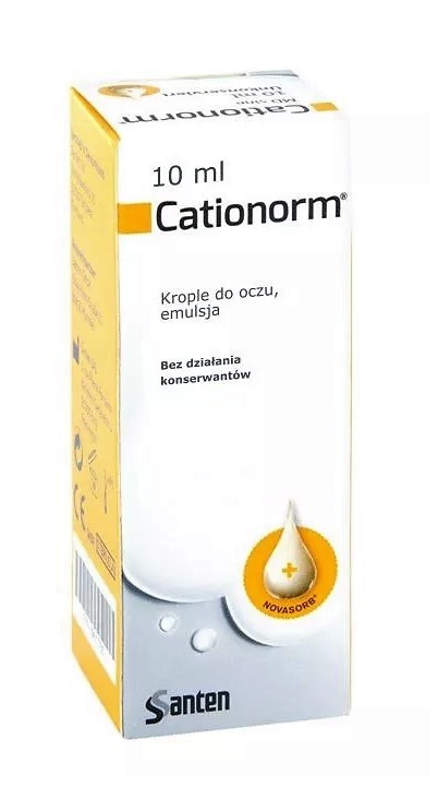 PHOENIX PHARMA SP Z O.O CATIONORM Krople 10 ml 9055804