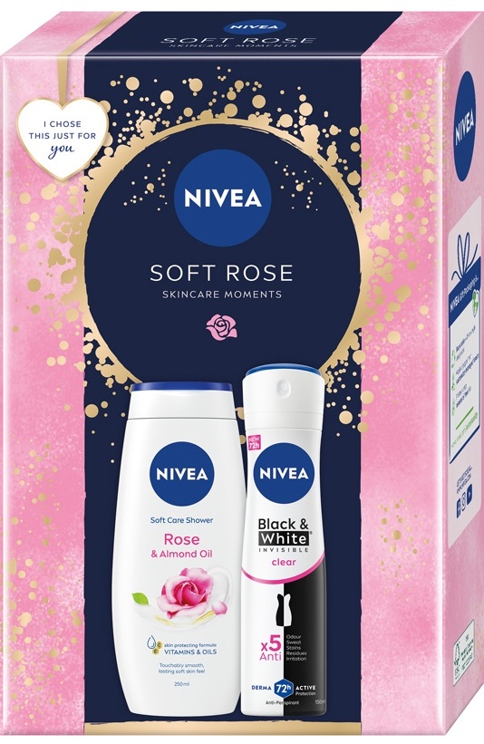 Nivea Soft Rose Zestaw kosmetyków do pielęgnacji