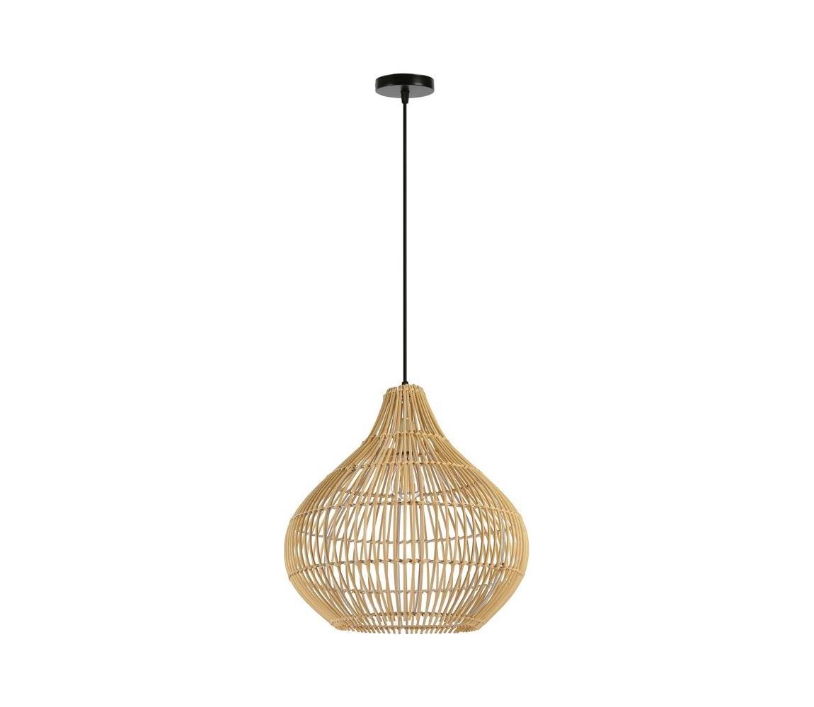 Immax 08257L - Żyrandol na lince PELO 1xE27/40W/230V śr. 40 cm rattan