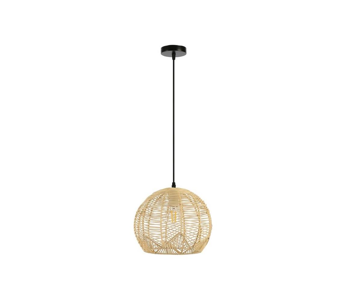 Immax 08258L - Żyrandol na lince PELO 1xE27/40W/230V śr. 30 cm rattan