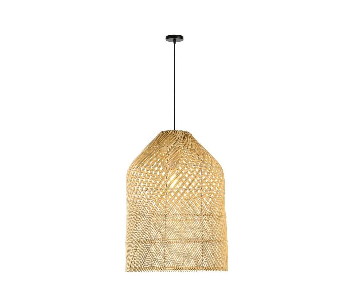 Immax 08259L - Żyrandol na lince PELO 1xE27/40W/230V śr. 35 cm rattan