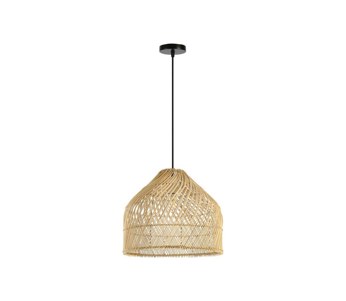 Immax 08264L - Żyrandol na lince PELO 1xE27/40W/230V śr. 40 cm rattan