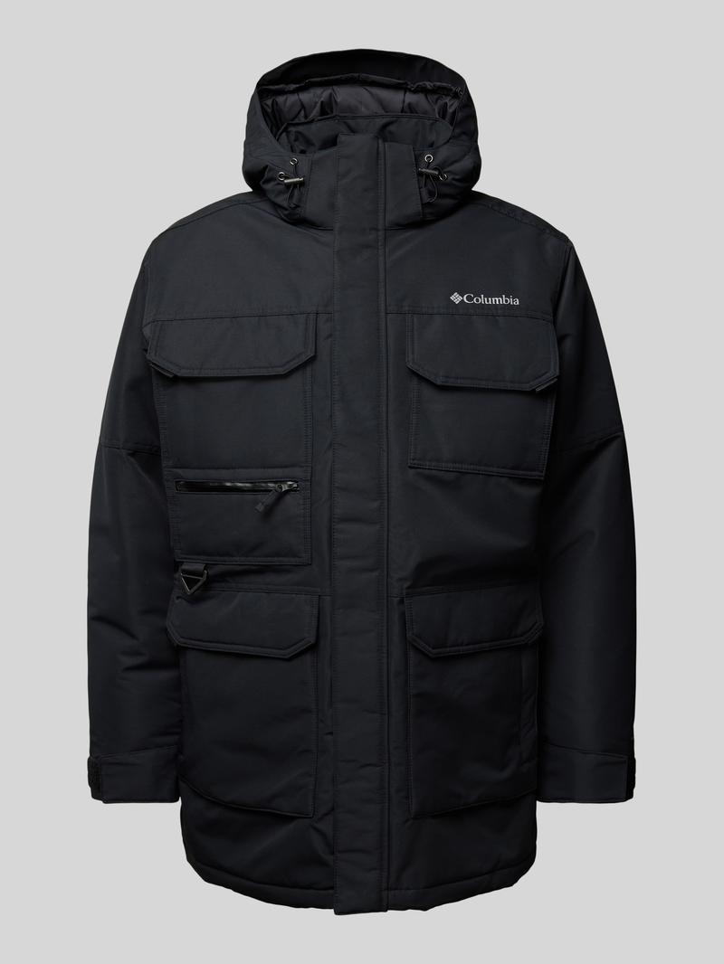 Parka z naszywką z logo model ‘LANDROAMER’