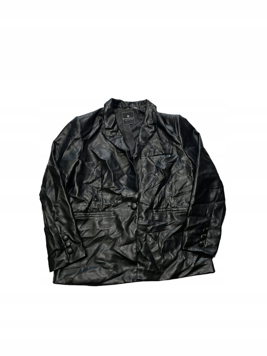 Elegancka marynarka skórzana damska BAGATELLE L