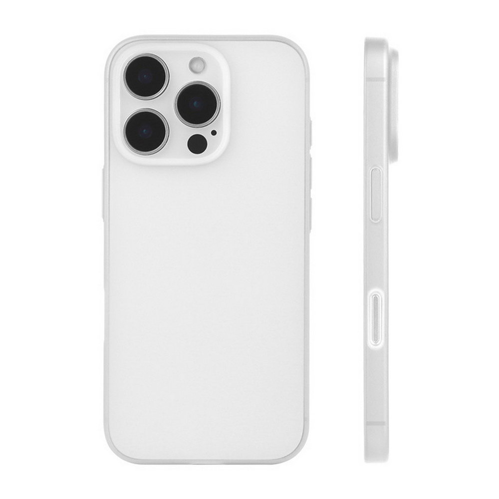 Etui D-Pro Air PP Case 0.4mm ultra cienkie najcieńsze minimalistyczne matowe iPhone 16 Pro (Biały)