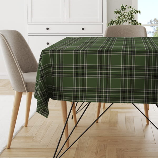 Obrus CLASSIC wzór CL11 Zielona krata 150 x 200 cm