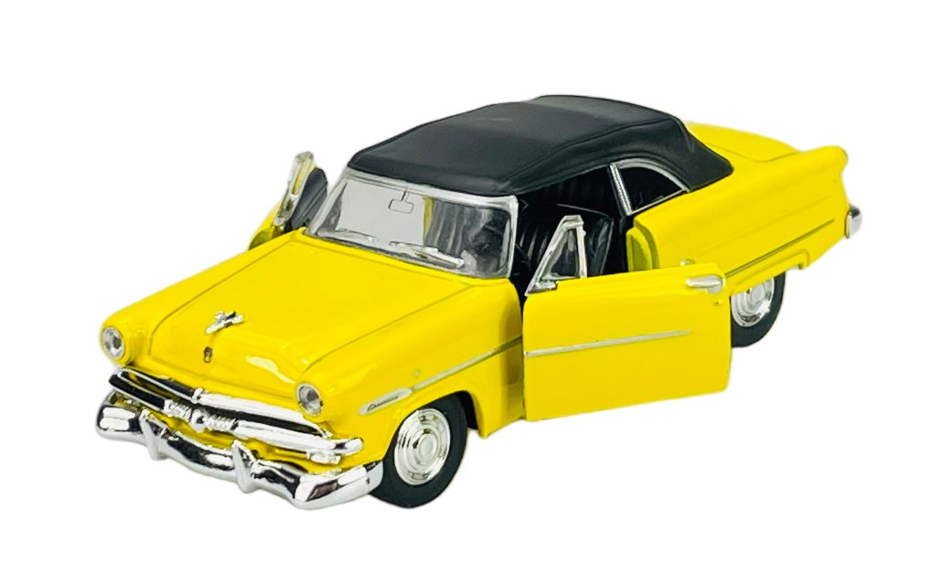 WELLY OLD TIMER 1953 FORD CRESTLINE SUNLINER Z DACHEM ŻÓŁTY 1:34 42331